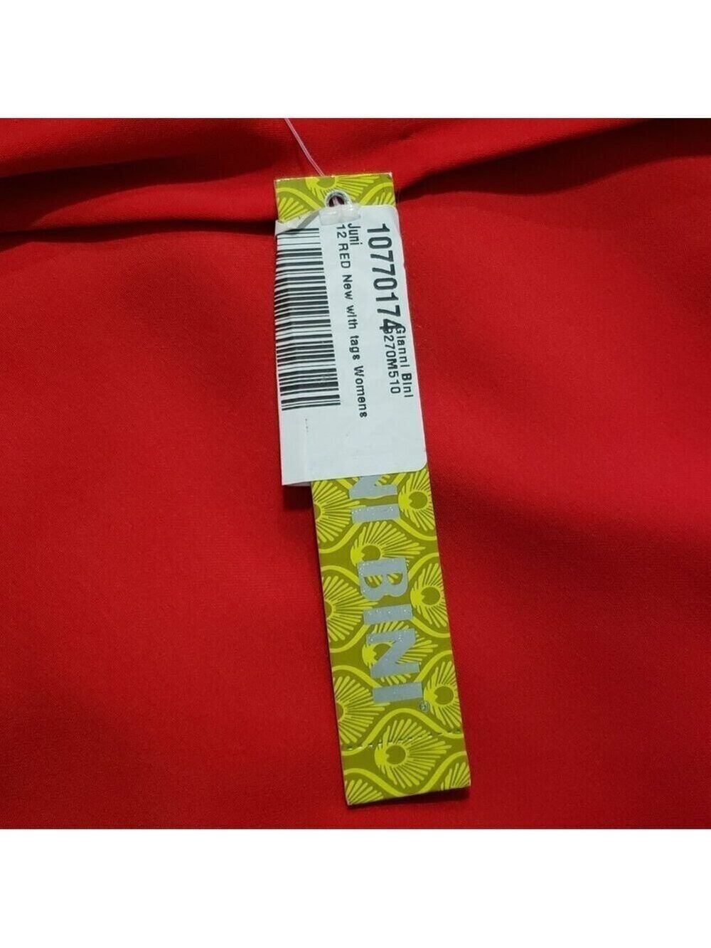 Women’s Gianni Bini Red V-Neck Wrap Dress Size 12 - Picture 11 of 11